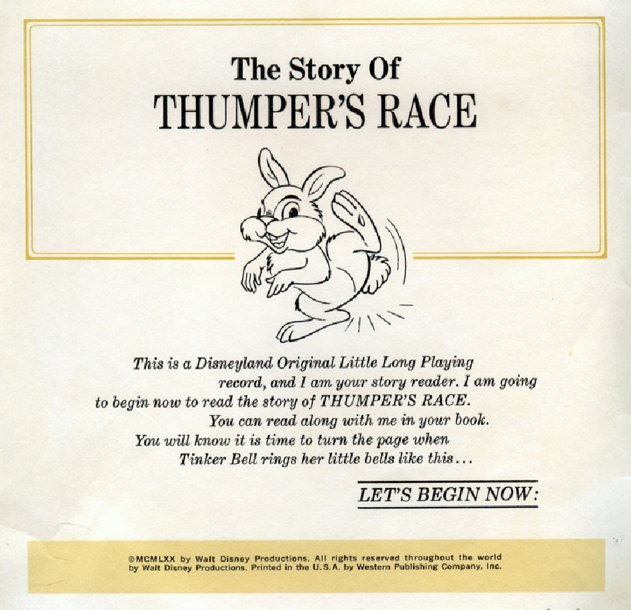 Thumper's Race (02),绘本,绘本故事,绘本阅读,故事书,童书,图画书,课外阅读